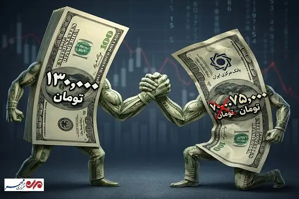 شوک بازار آزاد به دلار رسمی؛ افزایش ۲ هزار تومانی در ۲ روز!