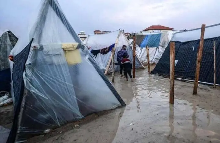 هشدار شدید دولت غزه درباره تهدید جان صدها نفر با ورود سامانه بارشی جدید