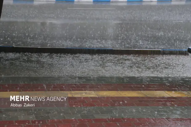 باران بی‌سابقه در گوهران بشاگرد؛ طبیعت نفس تازه‌ای کشید!