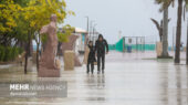 باران پاییزی بندر چابهار را به رنگ زندگی درآورد!