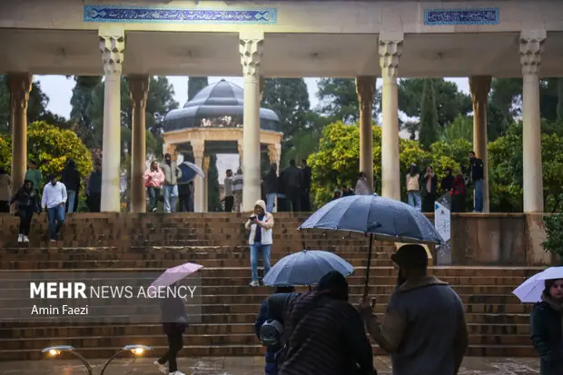 شیراز زیر باران ۶۴ میلی‌متری؛ رکوردهای حیرت‌انگیز در فیروزآباد و جهرم!