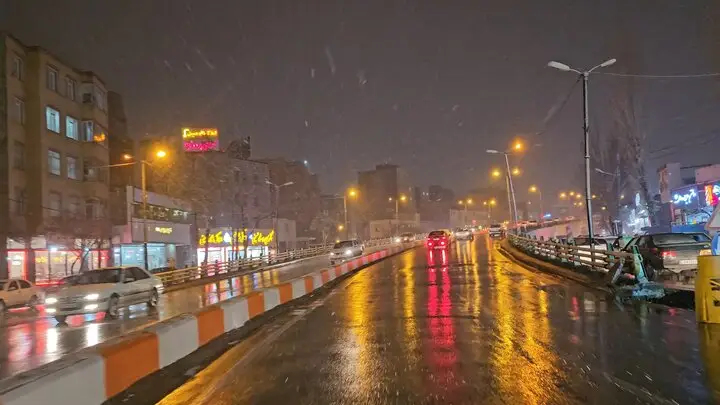 شب جادویی و برفی اردبیل که همه را شگفت‌زده کرد!