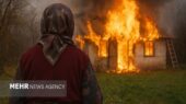 آتش سوزی وحشتناک در رشت؛ مادری که همه دارایی‌اش را در یک لحظه از دست داد!