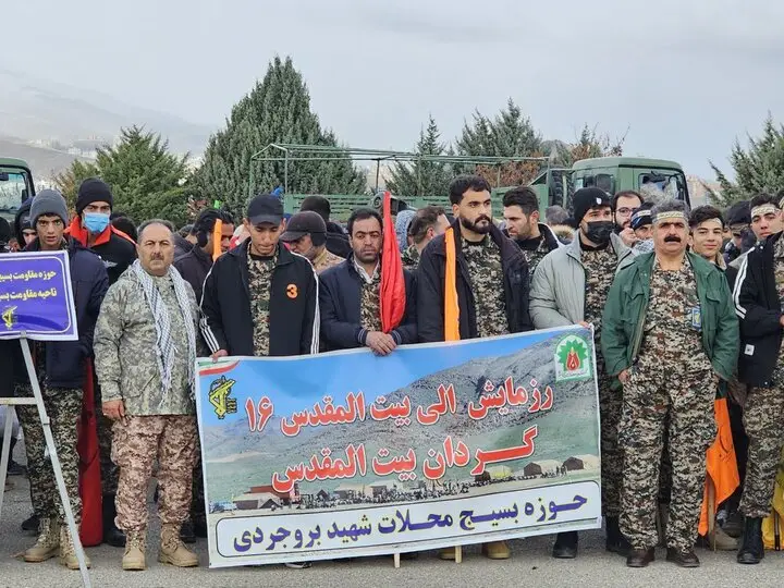 رزمایش «الی بیت‌المقدس ۱۶» در سنندج؛ نمایش اقتدار و وحدت بی‌سابقه نیروهای نظامی و مردمی