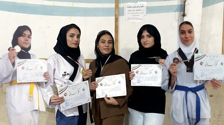 درخشش بی‌نظیر دختران تکواندوکار آستارایی در قهرمانی پومسه گیلان؛ ۵ مدال ارزشمند در دستانشان