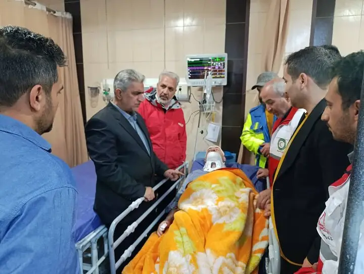 حادثه‌ای ترسناک برای مدیرعامل هلال احمر سمنان؛ حال وی اکنون رو به بهبودی است