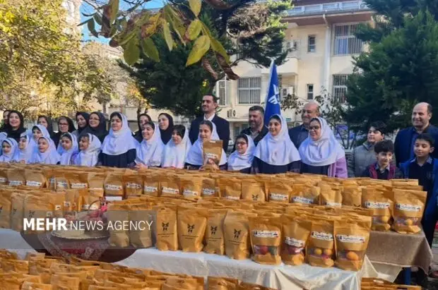 ۶۰۰ بسته یلدایی توسط دانش‌آموزان بسیجی گیلان برای شادی نیازمندان توزیع شد