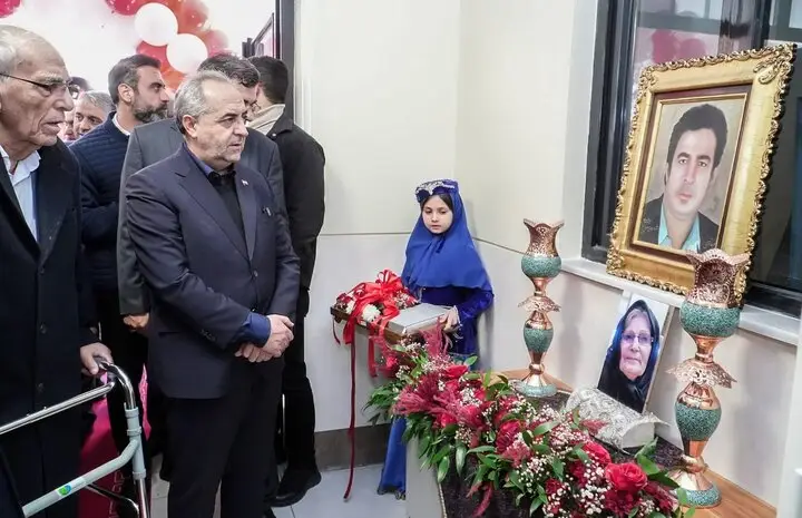 افتتاح مدرسه‌ای سبز و مجهز به نام مهرداد فرشباف رشیدی در آذربایجان شرقی