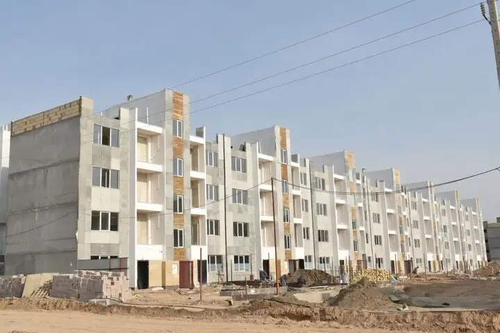 ۹۸۰۰ واحد نهضت ملی مسکن در خوزستان با سرعت باور نکردنی در حال ساخت است!