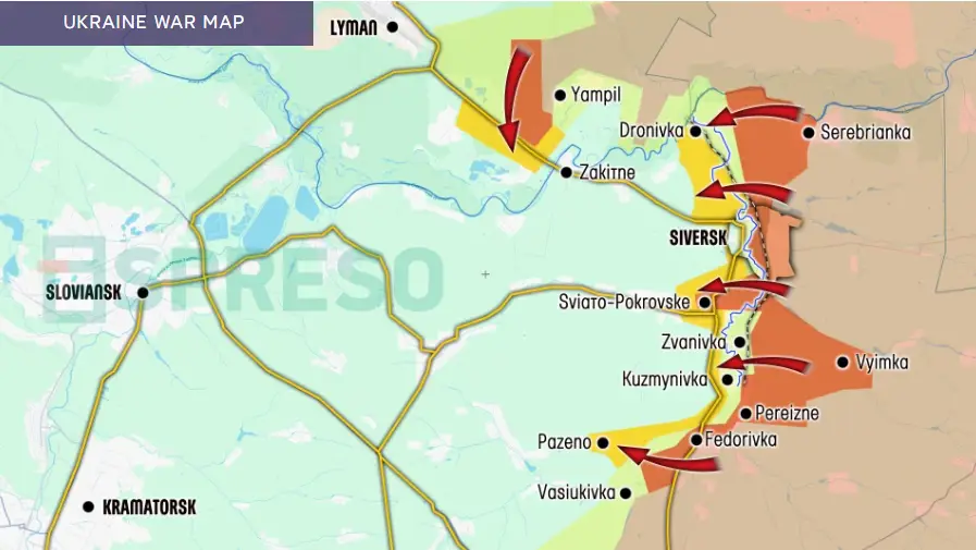 سقوط شهر راهبردی «سیورسک»: آیا نقطه عطف جنگ اوکراین فرا رسیده است؟