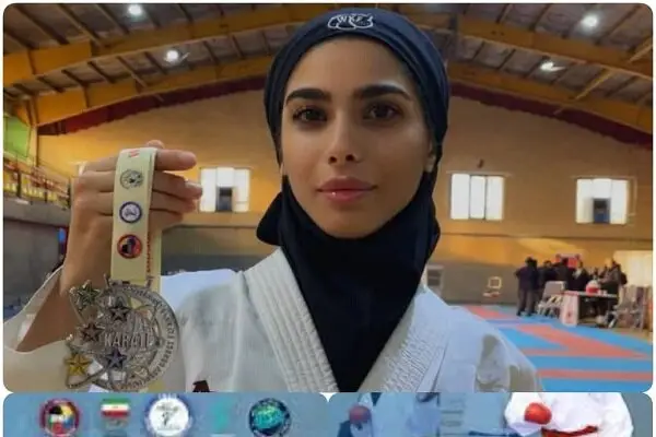 مهتاب ریگی زاده نماینده سیستان و بلوچستان به رقابت‌های جهانی کاراته در گرجستان می‌رود!