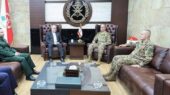 دیدار سفیر ایران با وزیر دفاع و فرمانده ارتش لبنان