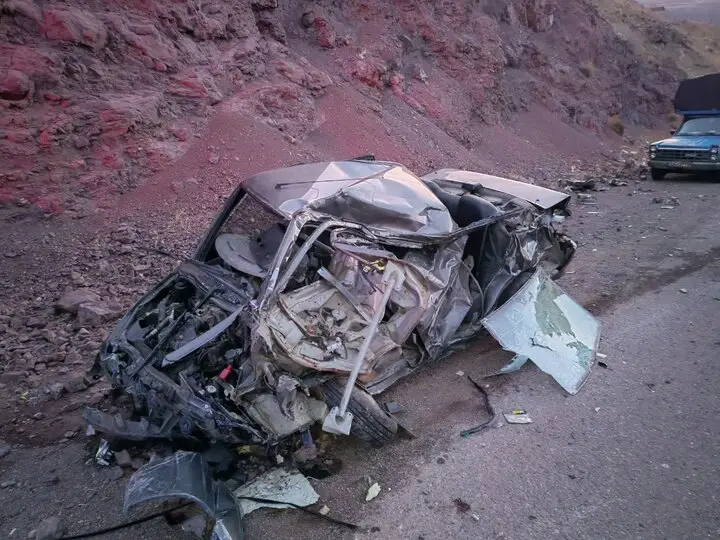 تصادف مرگبار در آزادراه قزوین–رشت؛ امدادگر و راننده نیسان جان باختند