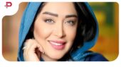 چهره زیبای سارا منجزی پور با روسری گل گلی و رژ قرمز؛ خانم بازیگر دل‌ها رو برده