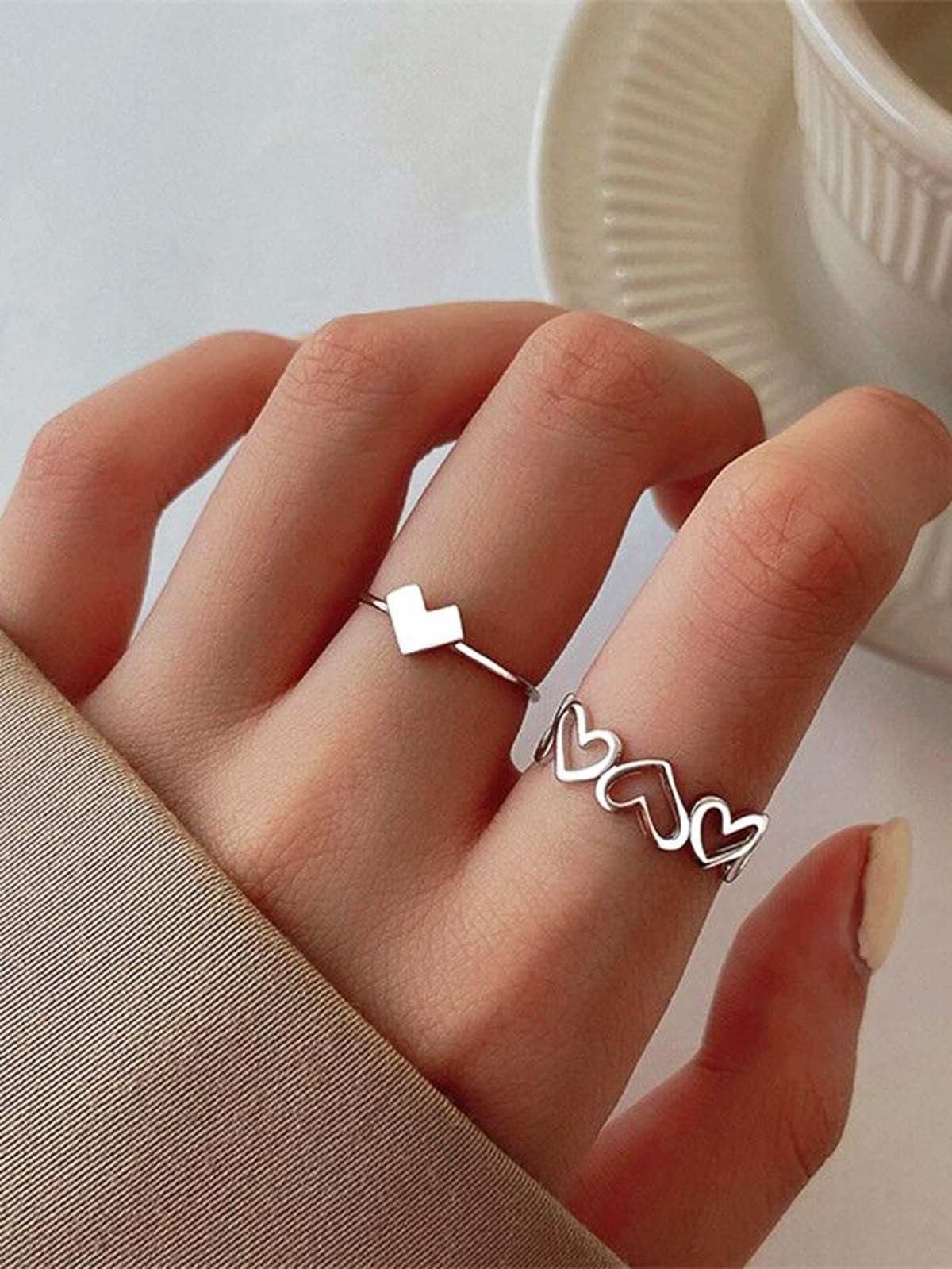 مدل انگشتر طلا بدون نگین شیک