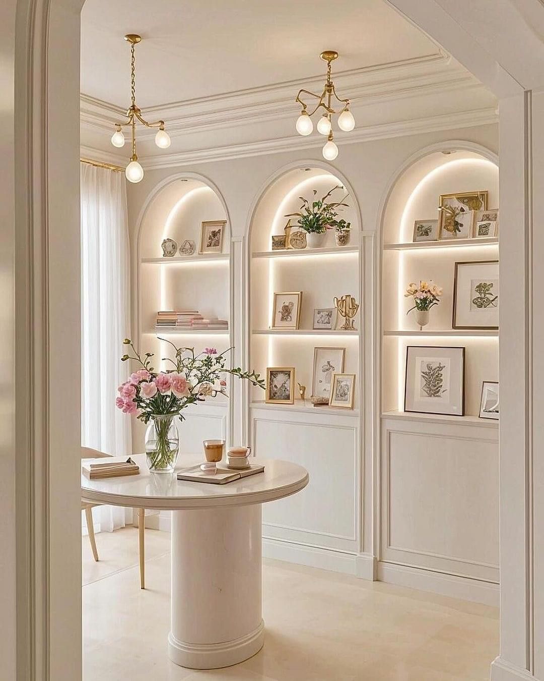 دکوری و ویترین پذیرایی توکار