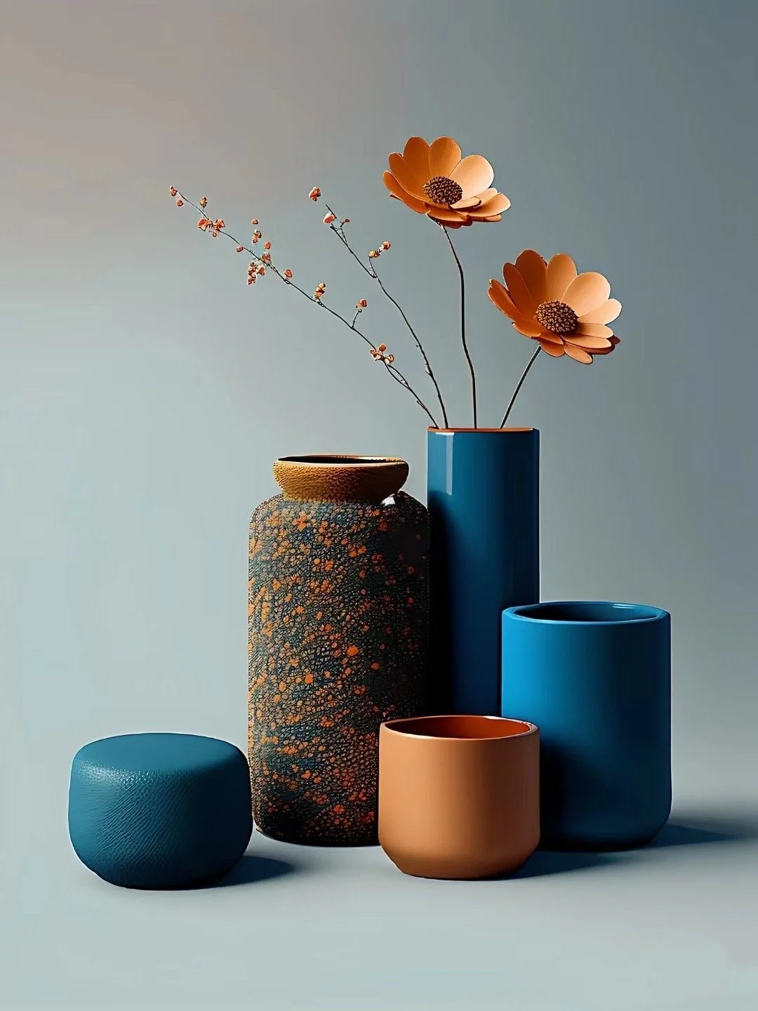 نقاشی گلدان