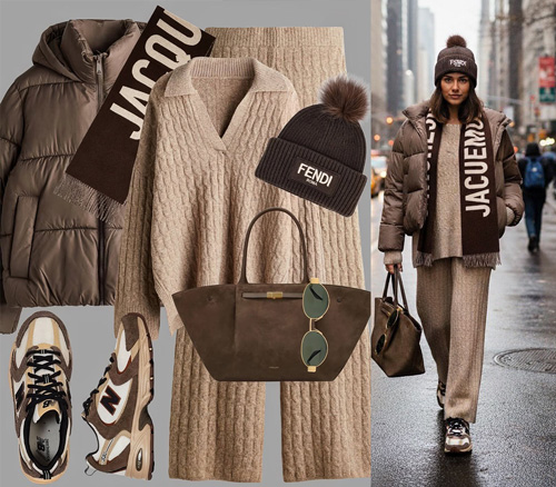 استایلهای پاییزی با بلوز بافت