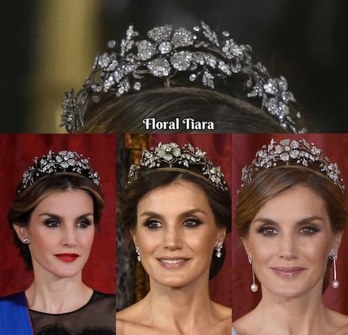 تاج‌های تاریخی ملکه لتیزیا