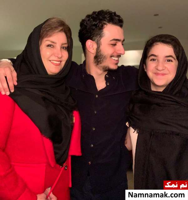 زندگینامه علی شادمان و همسرش علی شادمان در کنار مادر و خواهرش