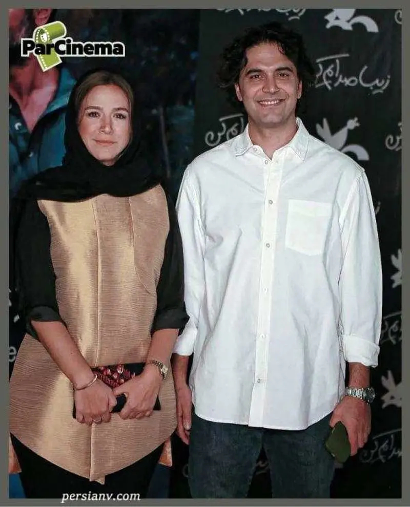ستاره پسیانی با همسرش