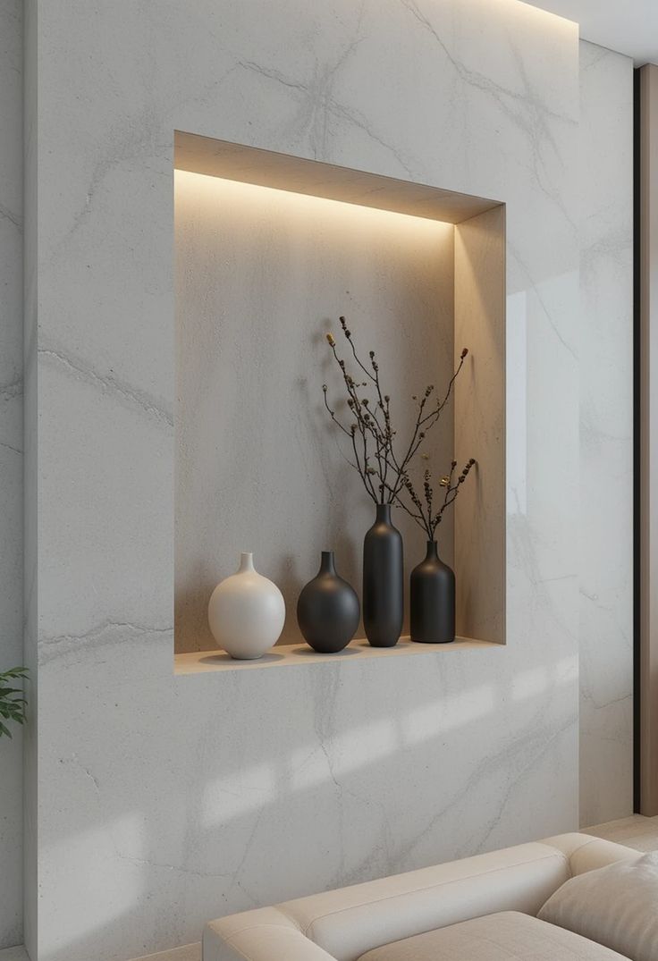 دکوری و ویترین پذیرایی توکار