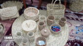 نمایشگاه حصیربافی مهر؛ همدلی هنرمندان جنوب فارس در بوم هنرهای دستی