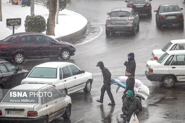 لغزندگی خطرناک معابر شمالی تهران؛ رانندگان با احتیاط برانید!