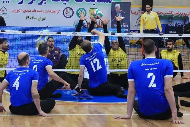 صعود تیم والیبال نشسته ارداق به مرحله نهایی لیگ یک کشور