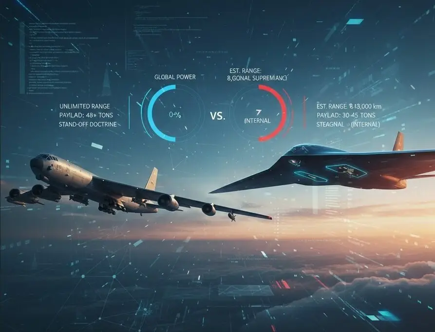 H-۲۰ چین یا B-۵۲ آمریکا؟ / کدام بمب‌افکن دست بالا را دارد