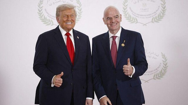 حضور ترامپ در مراسم قرعهکشی جام جهانی