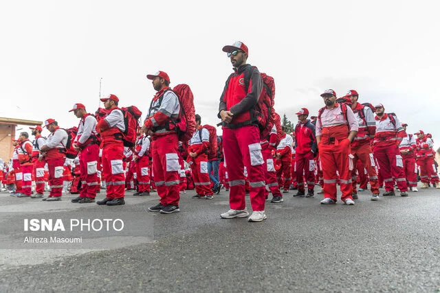 آماده‌باش تیم‌های عملیاتی هلال احمر خوزستان در پی هشدار بارندگی