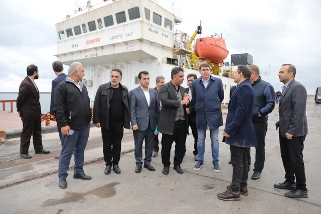 بازدید هیئت اقتصادی روسیه از منطقه آزاد انزلی و بندر کاسپین