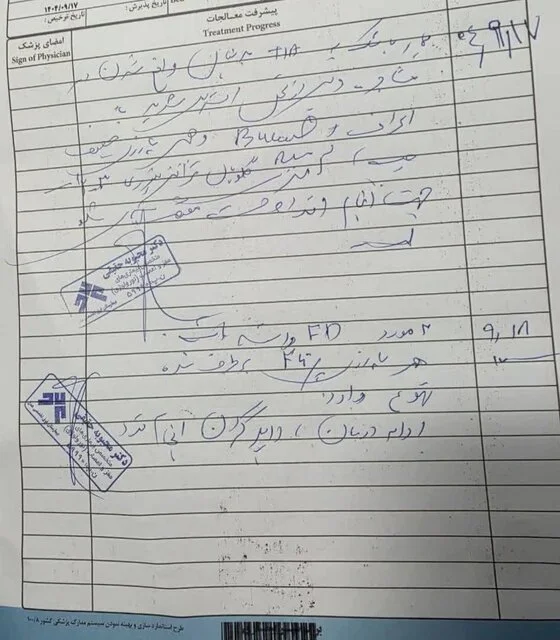 طالبی دارستانی سکته نکرده است