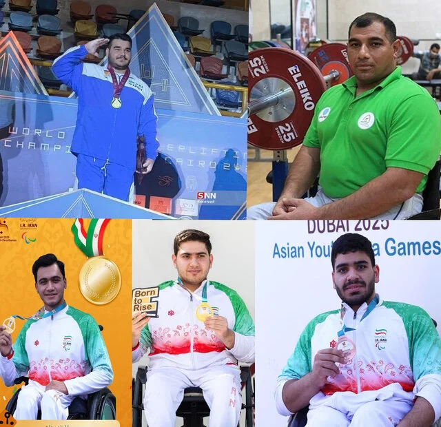 درخشش بی‌نظیر خوزستانی‌ها در پاراوزنه‌برداری آسیا با ۳ طلای طلایی و ۱ برنز ارزشمند