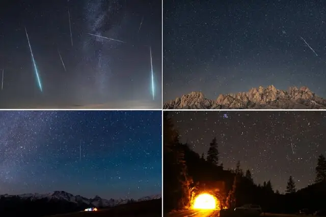 آتش‌بازی شگفت‌انگیز بارش شهابی جوزایی ۲۰۲۵ در آسمان شب دسامبر!