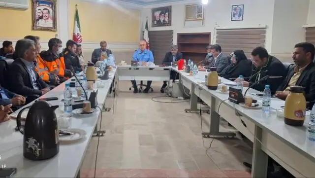 نظارت میدانی استاندار هرمزگان بر امدادرسانی در پی بارندگی‌های شدید