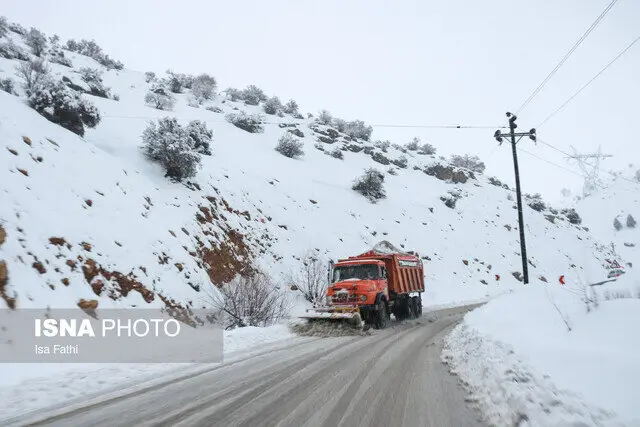 بارش برف در ۶ محور کوهستانی گیلان متوقف شد؛ برف ۶۰ سانتی‌متری در بلوردکان خبرساز شد!