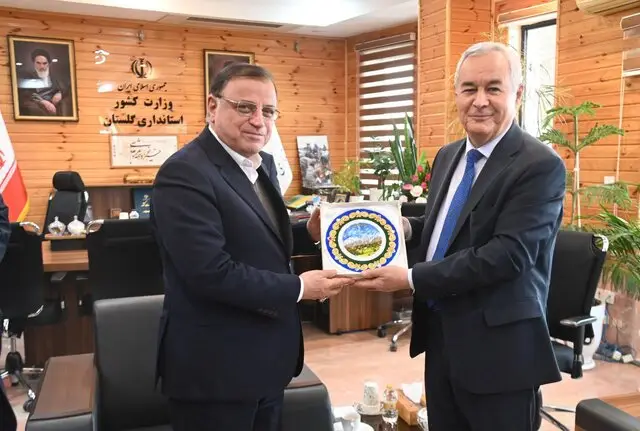 سفیر تاجیکستان و استاندار گلستان؛ گشایش فصلی تازه در روابط اقتصادی و فرهنگی