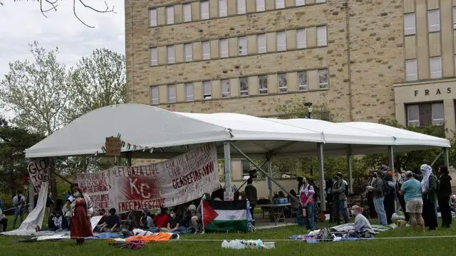 شکایت جنجالی علیه دانشگاه کانزاس؛ آزادی بیان یا سرکوب حق اعتراض دانشجویان فلسطینی؟