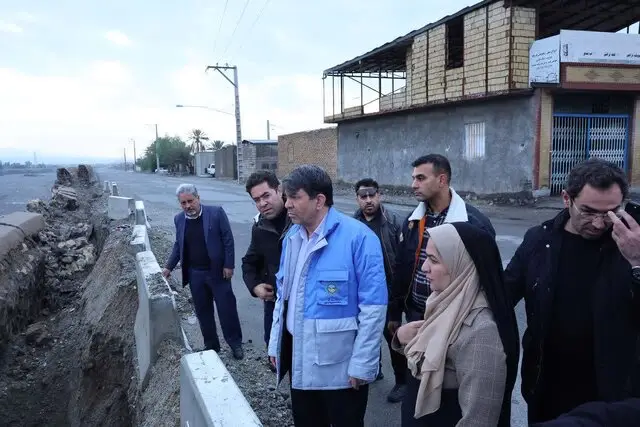 بازدید ویژه از تنها تهدید سیلابی جیرفت؛ تلاش فوری برای مهار خسارت‌ها