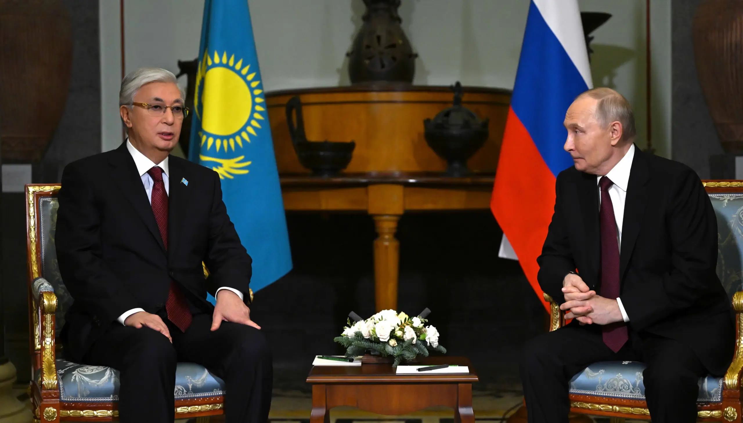 دیدار پوتین و توکایف با تمرکز بر روابط دوجانبه