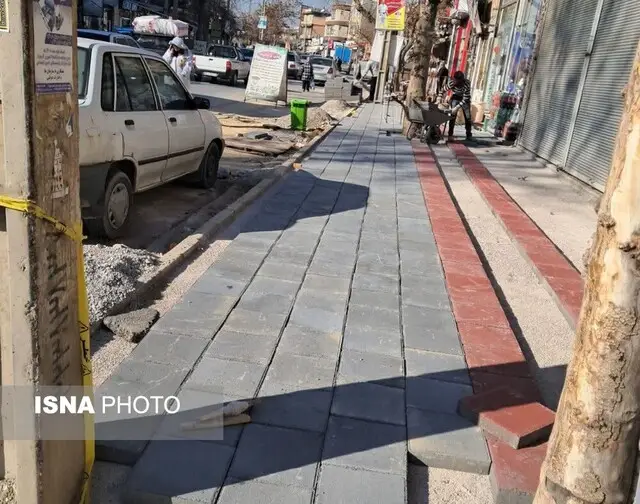 سنگفرش‌های لغزنده و قدمهای نگران در خیابان امام ارومیه