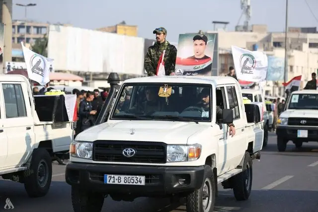 تشییع نمادین شهدای الحشد الشعبی در بغداد؛ مراسمی پرشور با حضور فرماندهان و نخبگان