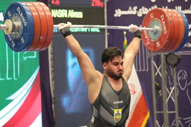 ۲ رکوردشکنی هیجان‌انگیز در ۲ دقیقه پایانی لیگ وزنه‌برداری اهواز!