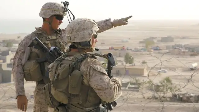 آمریکا بار دیگر در غرب الانبار با مهمات مرگبار دست به تمرین نظامی زد!