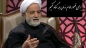 آیت الله قرائتی: زمانی امام زمان ظهور میکنه که دنیا پر از ظلم بشه پس برای ظهور امام زمان همه گناه کنیم…(فیلم)