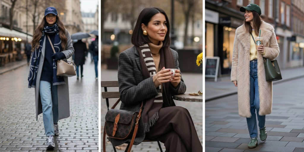 استایلهای پاییزی با بلوز بافت