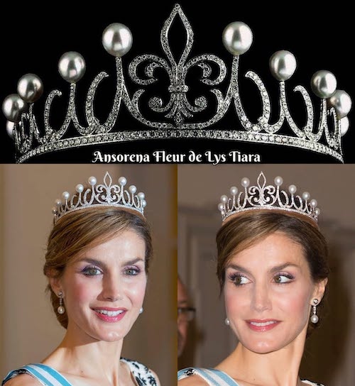 تاج‌های تاریخی ملکه لتیزیا