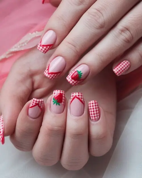 طرح ناخن‌های یلدایی